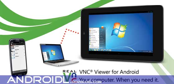 کنترل گوشی توسط کامپیوتر با VNC Viewer v1.2.5.108866